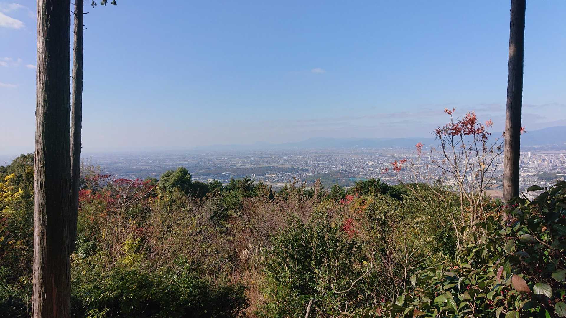 明星山 周回 | 秋は黄金に輝く銀杏畑が有名な久留米の低山の写真