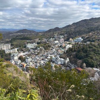 有馬温泉を見下ろす