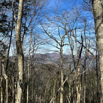 ブナ沢の頭より今倉山、赤岩、二十六夜山
