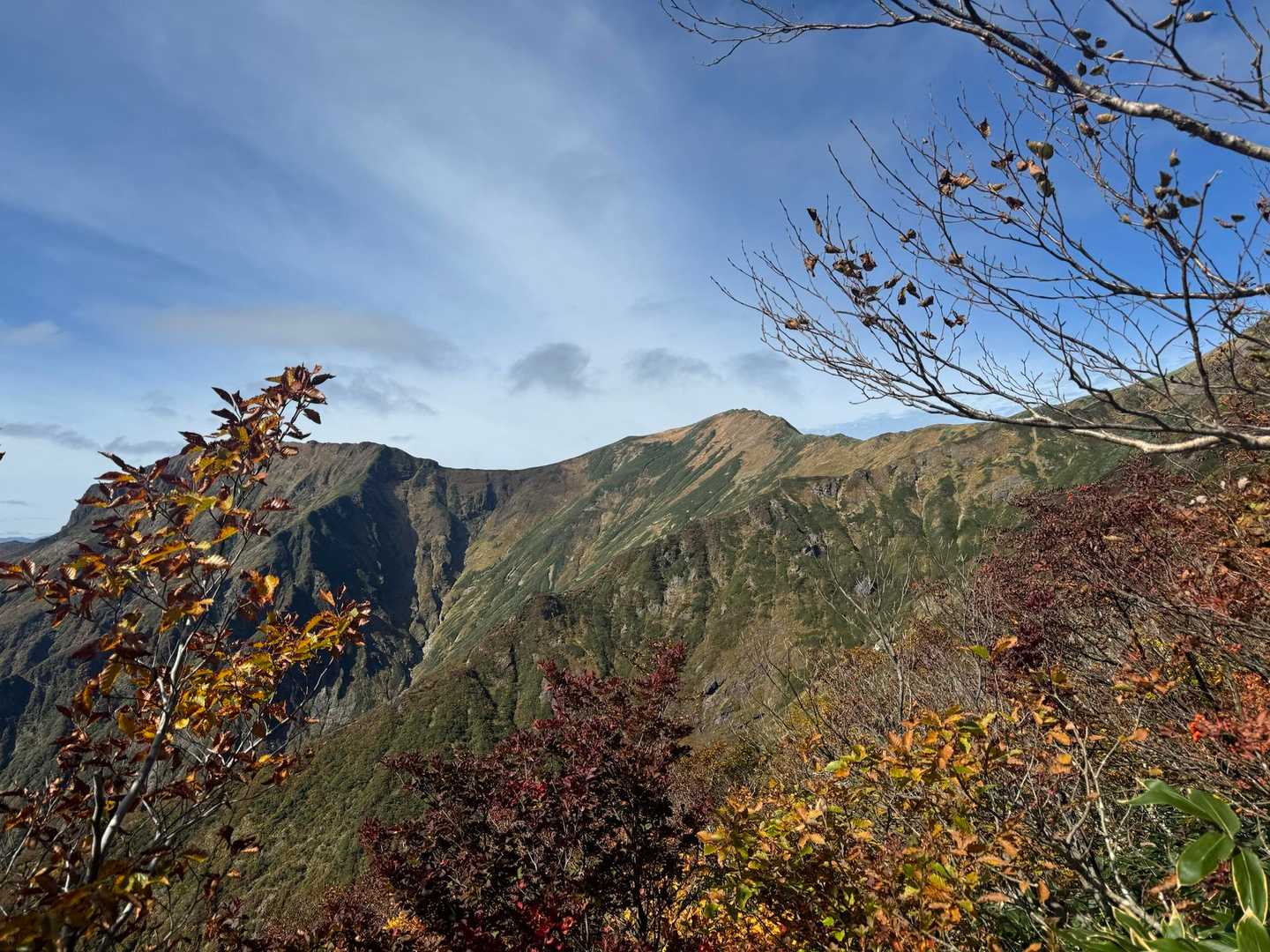 熊穴沢ノ頭-天狗の留まり場-谷川岳-一ノ倉岳 往復コースの写真