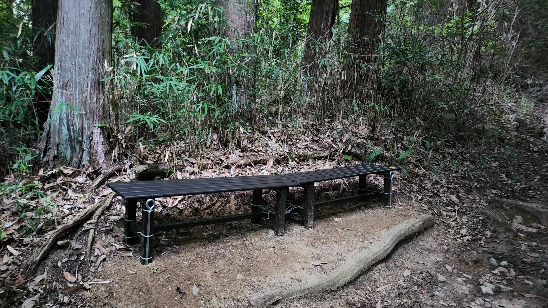 朽ちていたベンチが✨
登山道もだいぶ修復されていて、感謝です。