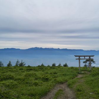 北アルプスのお歴々