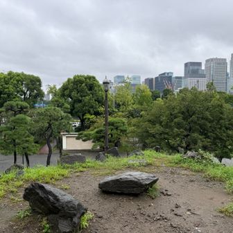 三笠山山頂からの景色笑