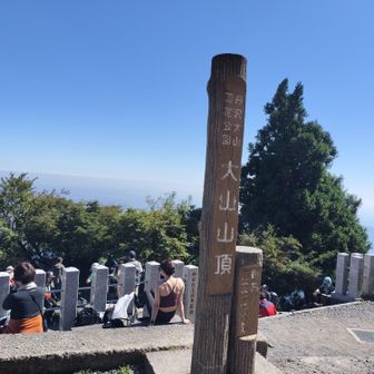 山頂標識📸✨️