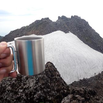 七高山でコーヒータイム