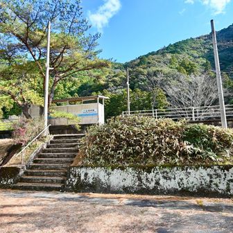 山河内駅。今回はここまで。
まだまだ先は長い。焦らず行こう。