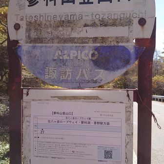 バスが出てるんだ