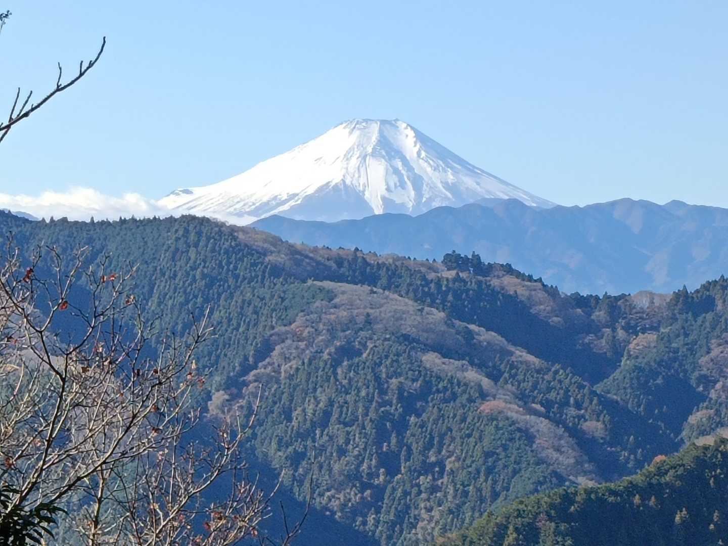 八王子城跡ハイキングコース入口-唐沢山-北高尾富士見台-板 縦走コースの写真