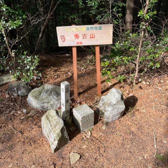 秀吉山⛰️〜477㍍
名前の由来は？家康は？信長は？