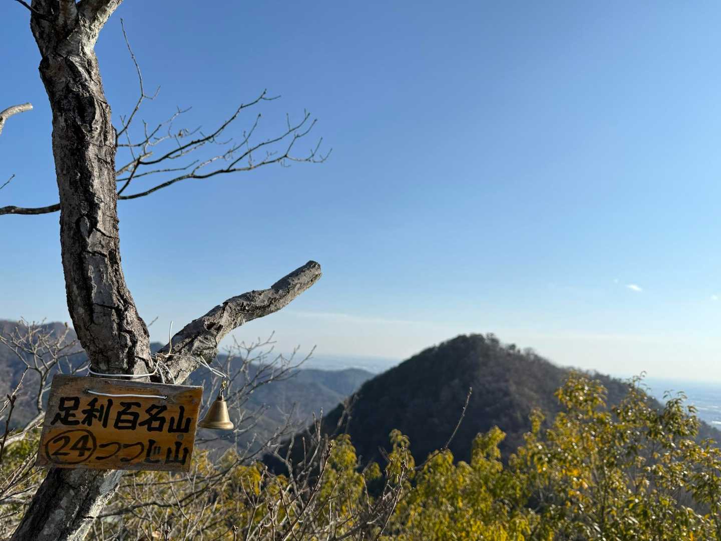 大坊山を望む