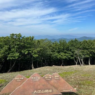 広い山頂ですが、山頂からの眺めは木で阻まれてイマイチですね。