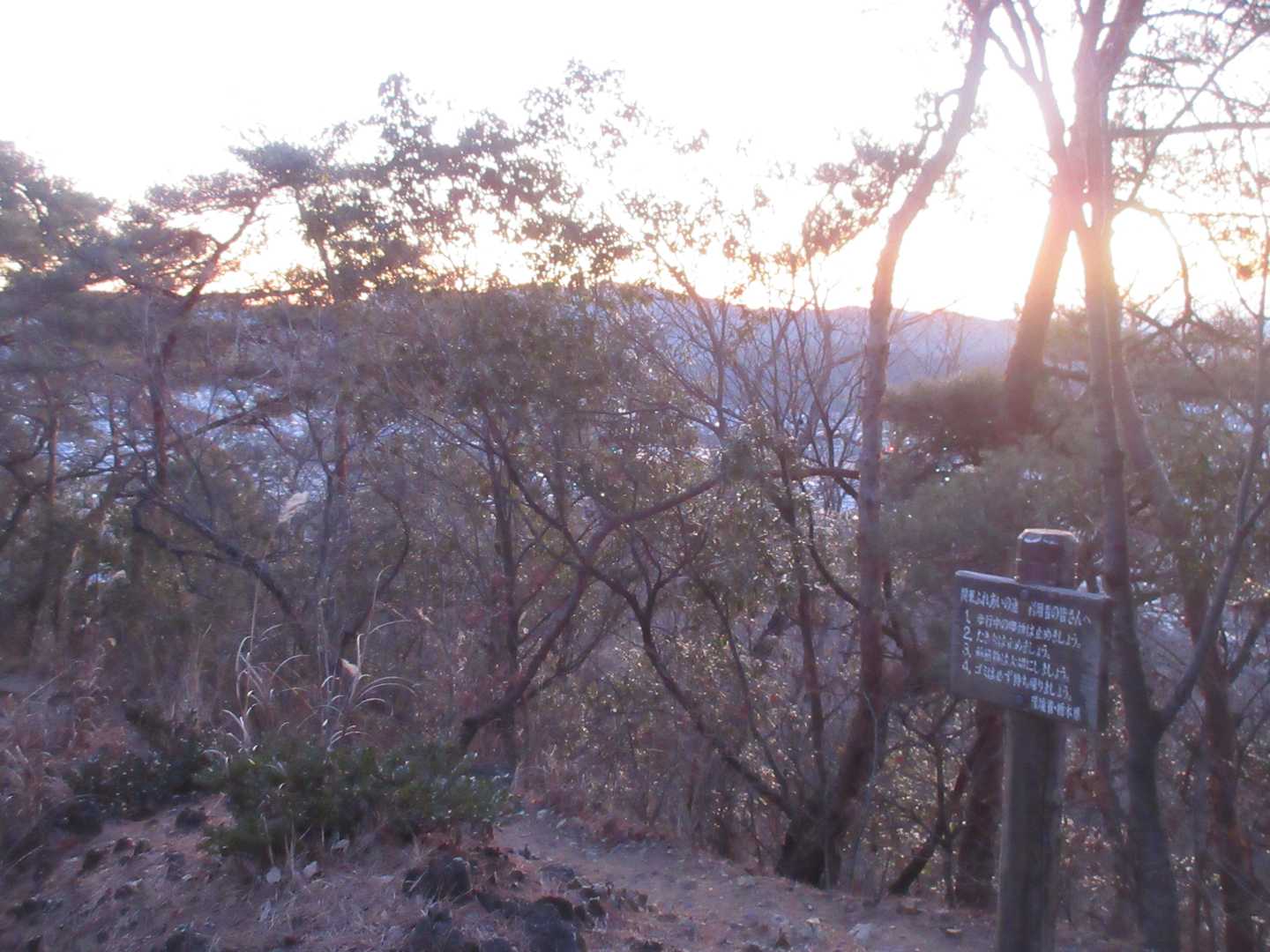 明石山山頂(標高161m)