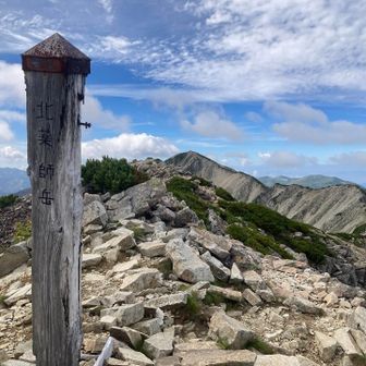 北薬師岳に登頂です👍
標高 2898m