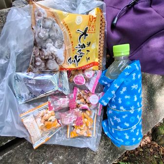 今日な行動食🍪🍫🍬🧃