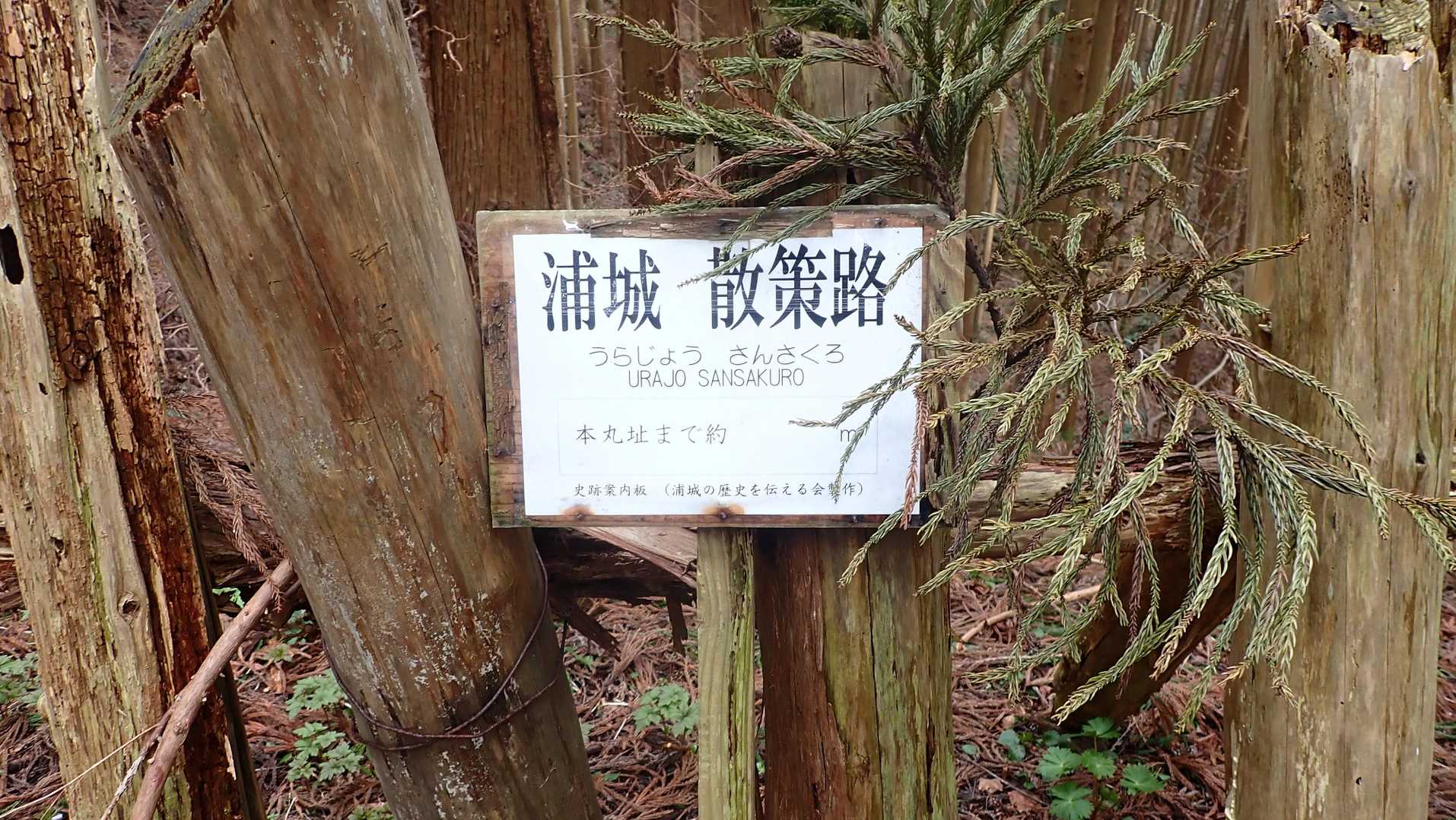 浦城を散策します