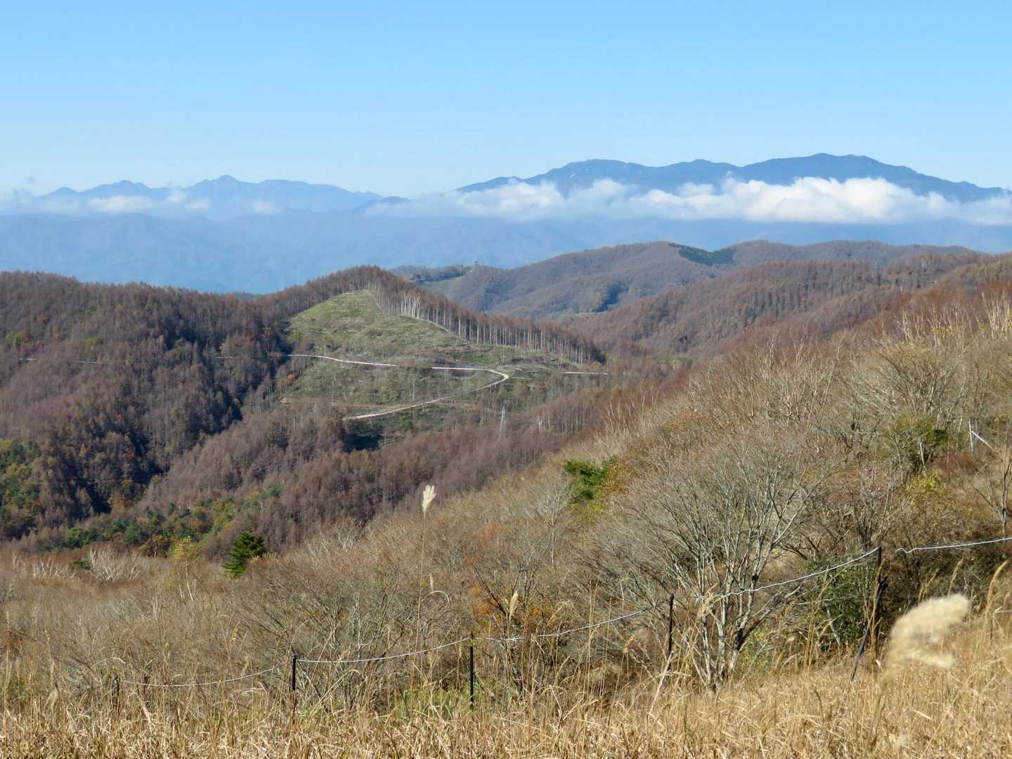 最初から絶景👀
奥秩父の山と八ヶ岳です
