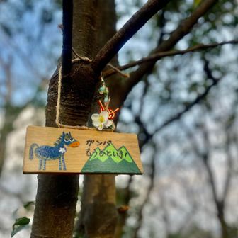 こんなマイナー（っぽい）ルートにもこんな可愛い絵馬がありました🐎