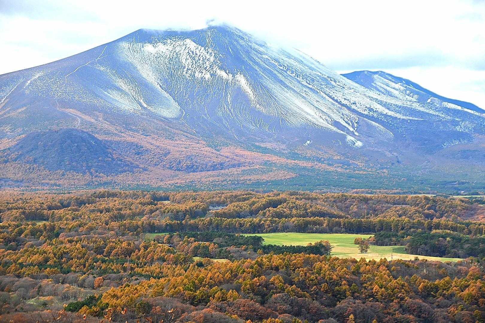 浅間山、北斜面はかなり雪ありますね