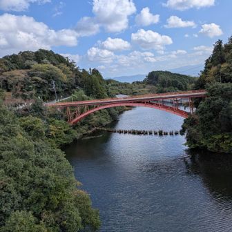 信貴山大橋
バスの時間と思い　この橋をダッシュするも　すんでのところで乗せてもらえず
1時間以上待つ事に…