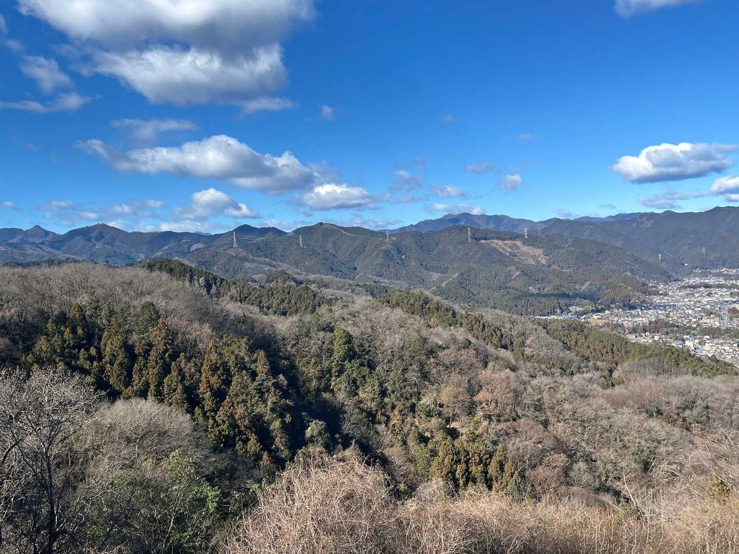 奥多摩の山々⛰️今日も綺麗です
