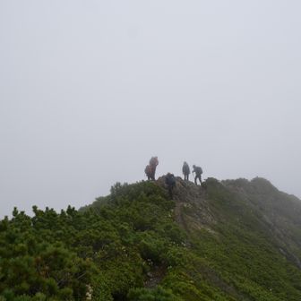 石狩岳最高地点到着