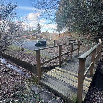 駐車場に戻りました
