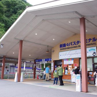 新島々駅から歩き始めるよ🚶