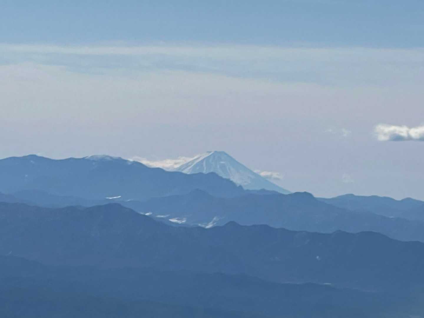 富士山🗻見えた