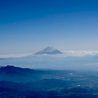 今日は富士山がしっかり見えている🗻☺️