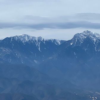 ←アサヨ峰　甲斐駒→