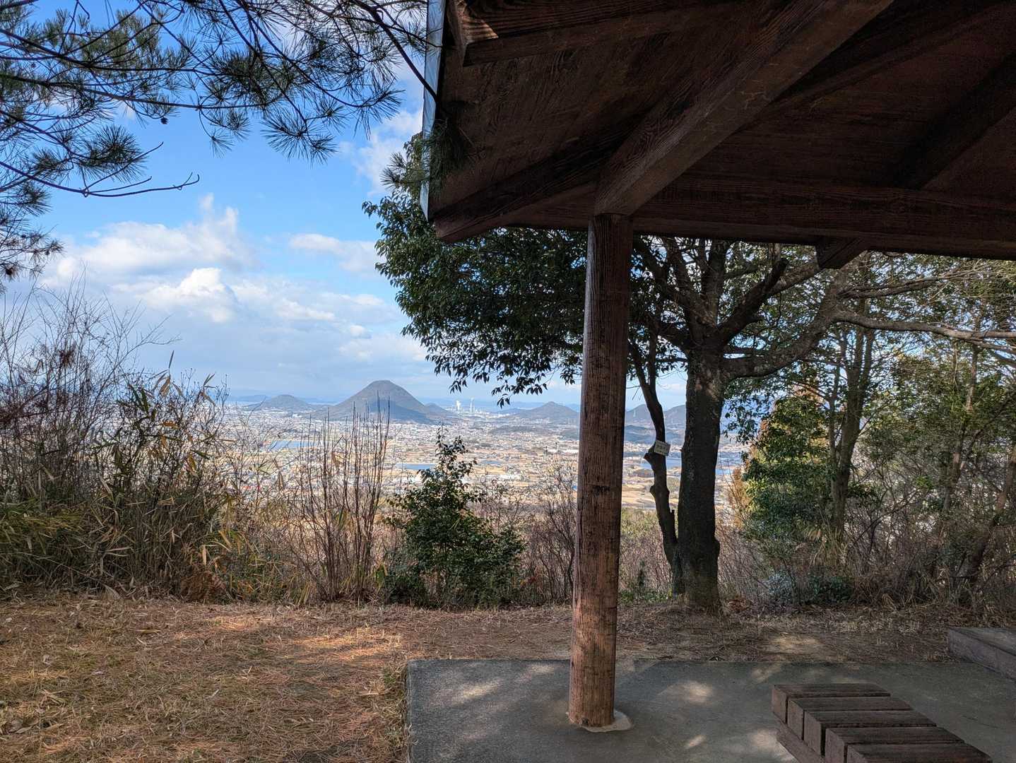 讃岐富士（飯野山）が見えます