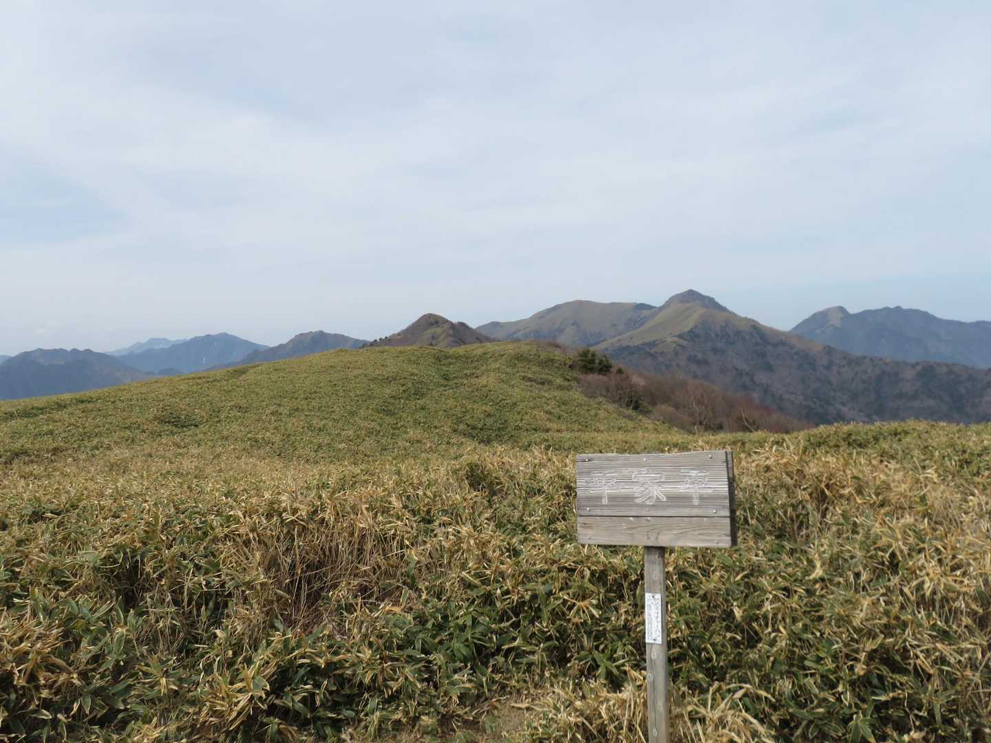 小麦畝登山口-平家平 往復コースの写真