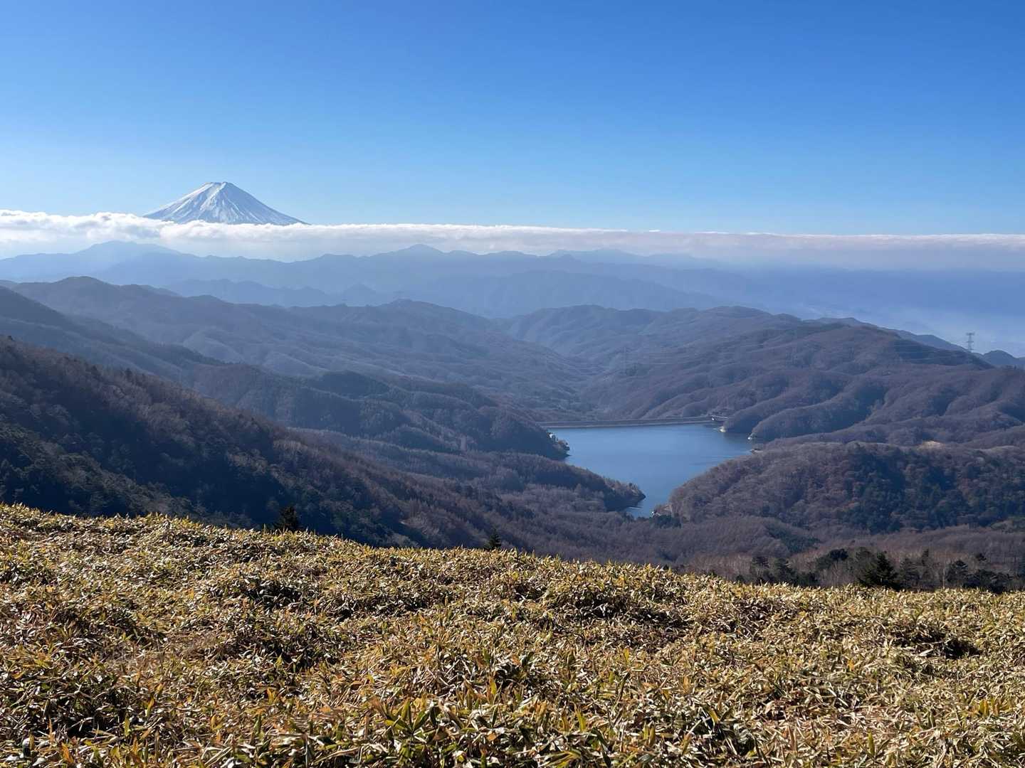 丸川峠分岐駐車場-丸川峠-大菩薩嶺-大菩薩峠 周回コースの写真