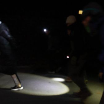 駐車場つくとすぅちゃん、ASCHさんたちとぶうちゃんのペースでゆっくり登るから一緒に行こ💕って
するとりゅうや君も合流🤣