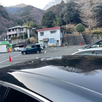 駐車場に戻り終了です。