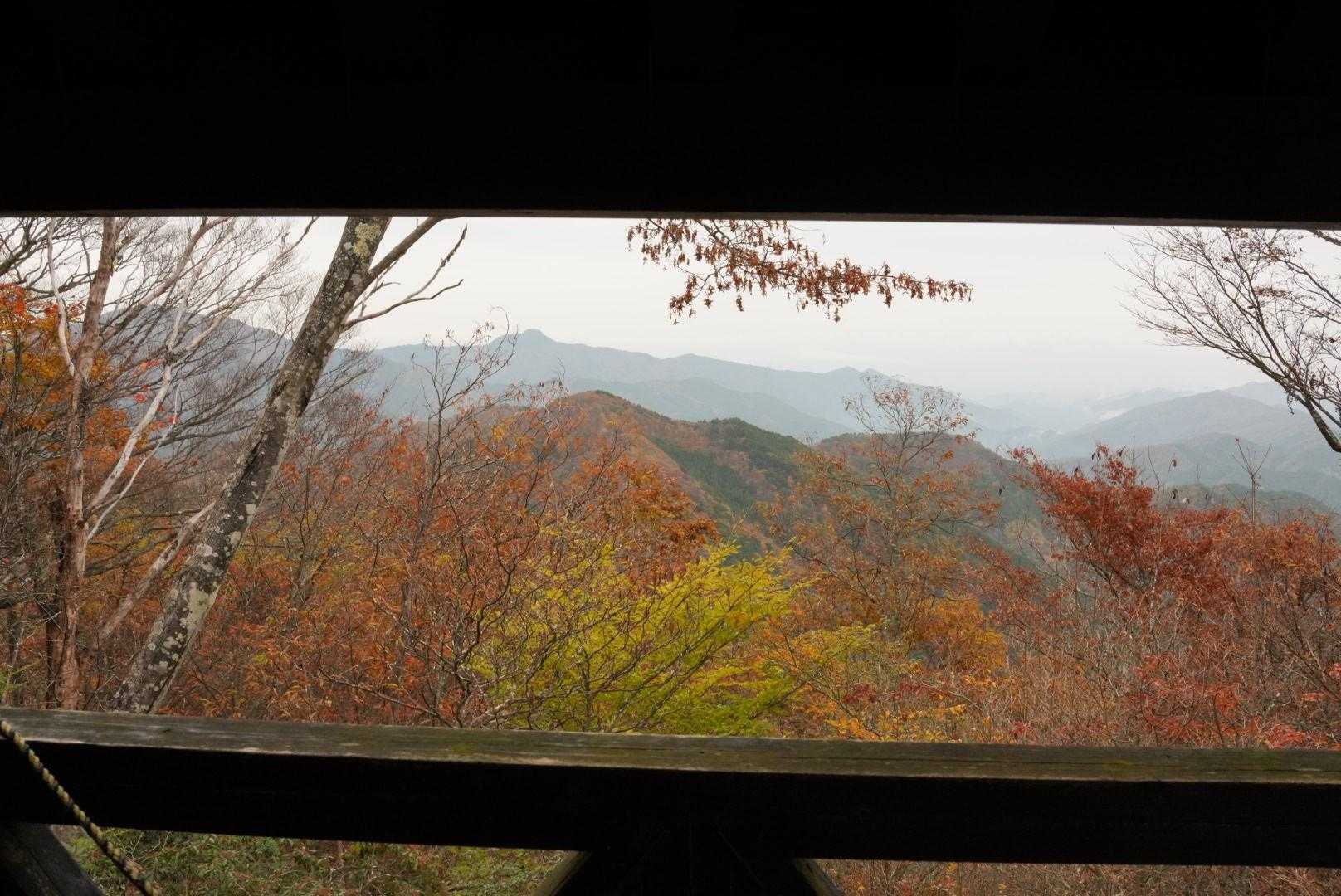 見晴らし小屋？で休憩
いい景色です