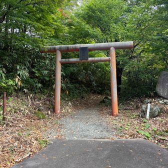 鳥居をくぐって出発⛩️