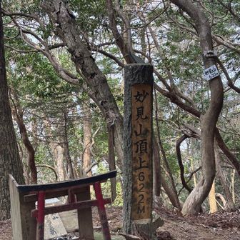 妙見山の山頂につきました。