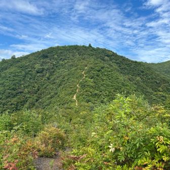 あれを超えて行く。あっきーさん達
水分がギリギリ状態💦早く下山したいよね🙁