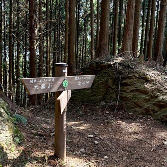 ←大霧山｜関東ふれあいの道｜定峰峠→