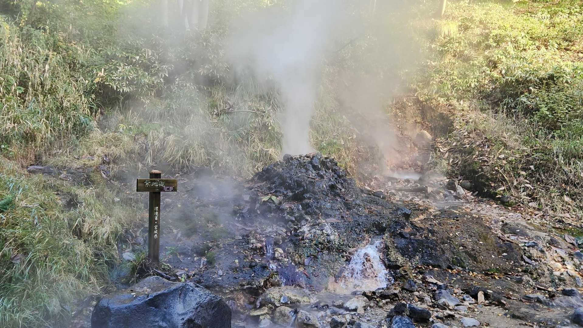 またこんな感じに噴き出てきました🌋💨💨