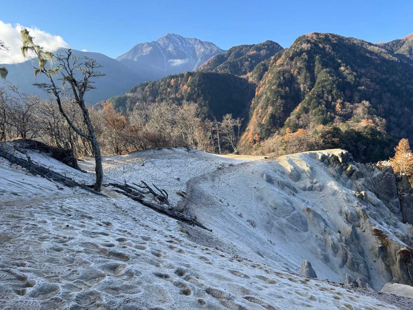 砂浜と甲斐駒🩵
