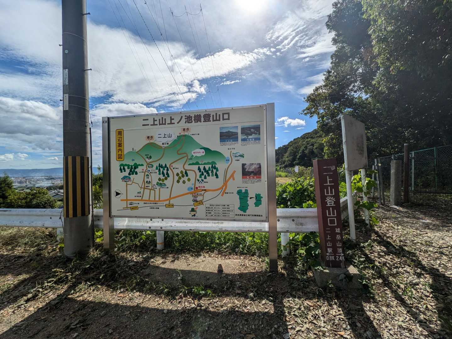 上ノ池横登山口からスタート