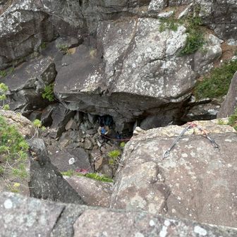 おー‼️クライミングだ🧗