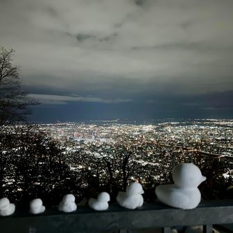 空気が澄んでて綺麗な夜景🌃

アヒルちゃんはもともと置いてあったやつ🤭