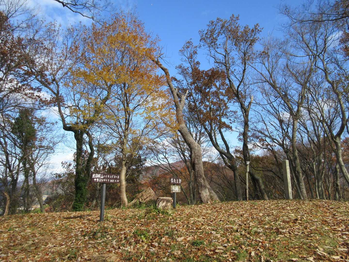丹羽長秀陣跡-織田信長陣跡-虎御前山  往復コースの写真