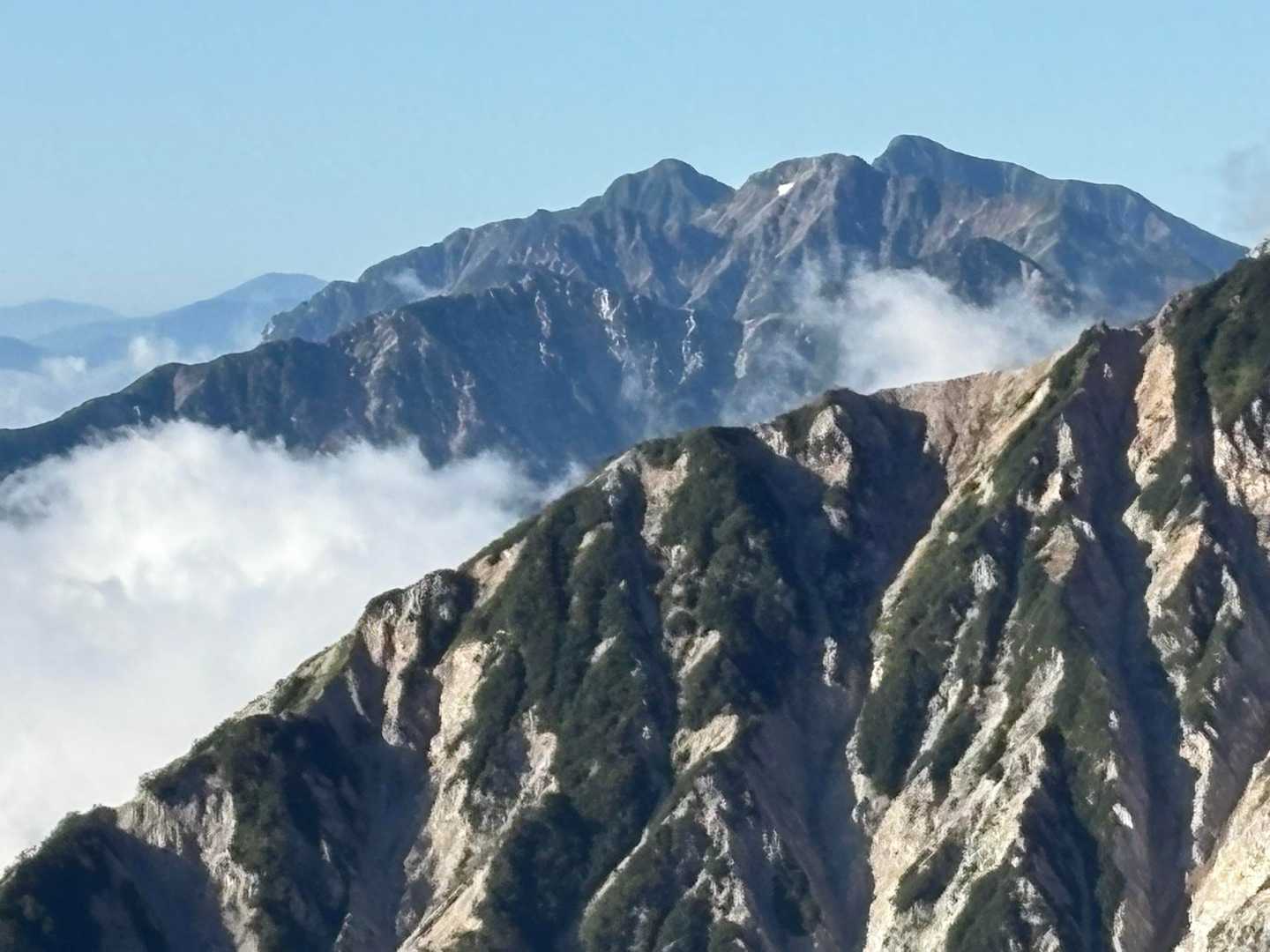 五竜岳と鹿島槍ヶ岳