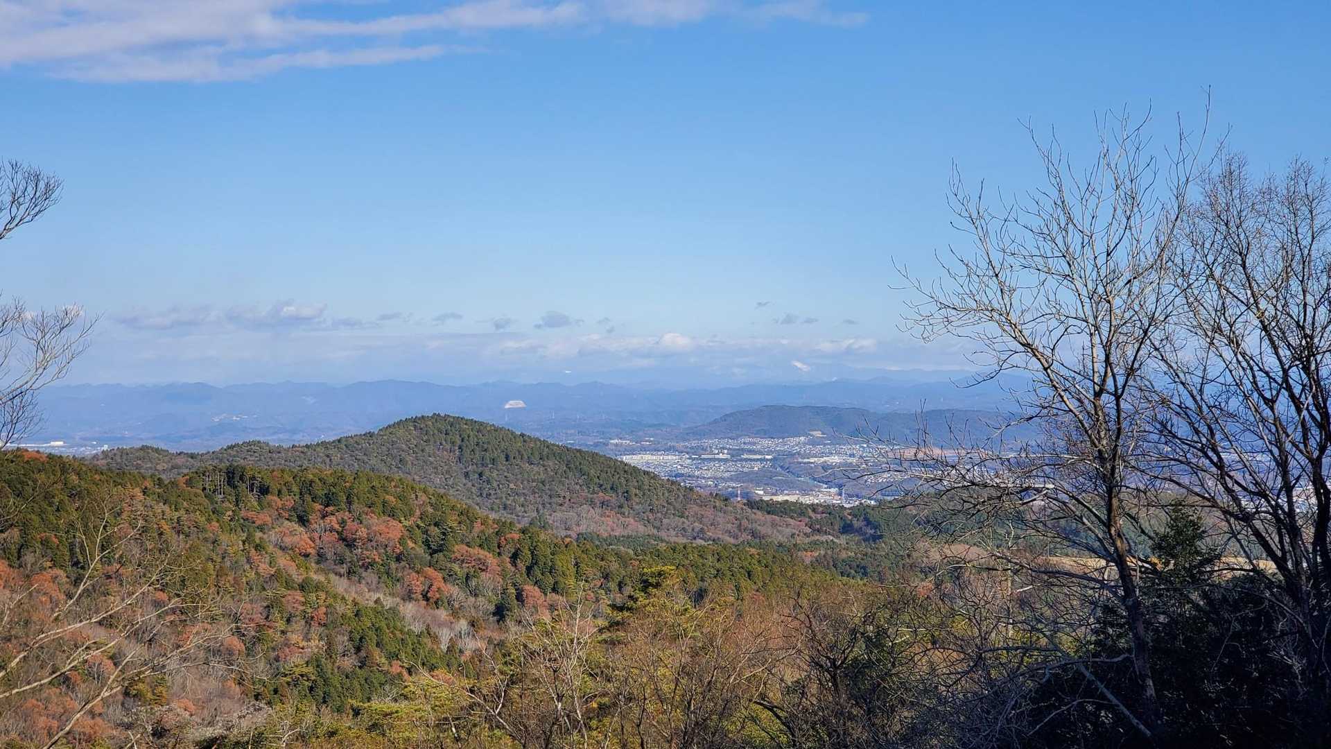 展望スポットから御嶽山見えず😅