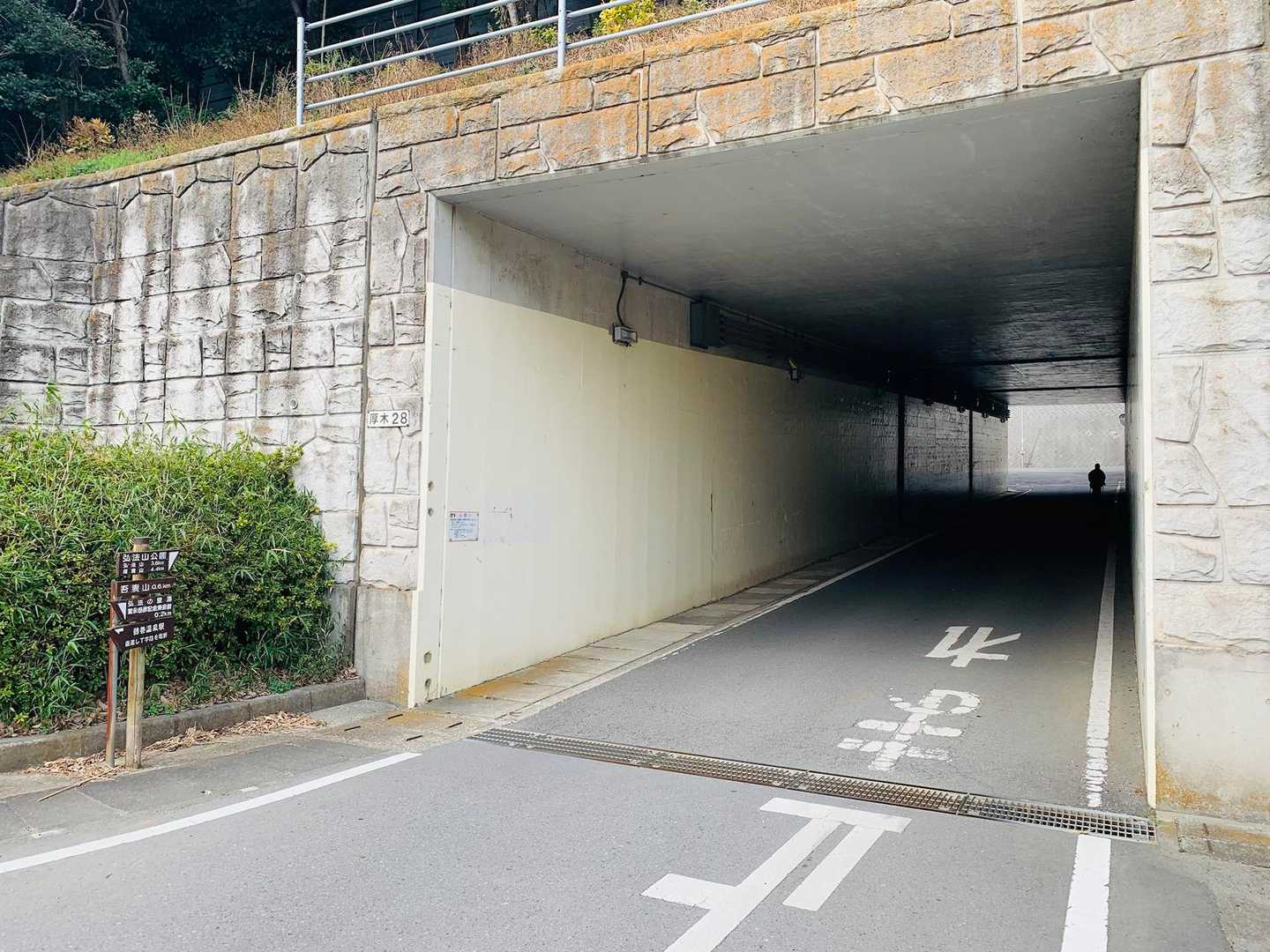 駅前から、温泉施設の前も通過し、住宅街になったあたりに登山口あり。道標もあるので迷うことなしでホッ。