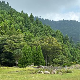町側と逆の山側を振り返ると､多分国見広場のと思われるアンテナ📡がみえた｡